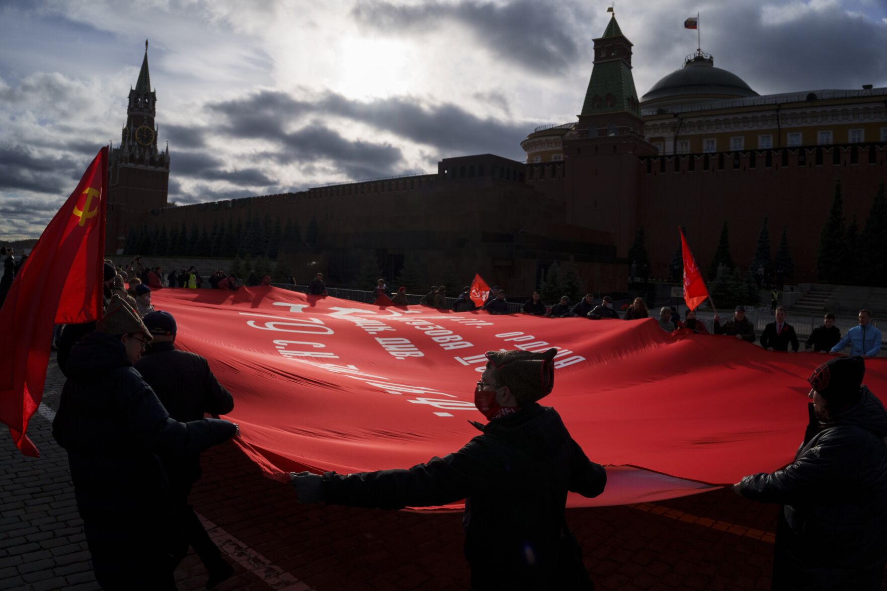 APTOPIX Russia Revolution Anniversary